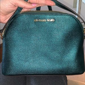 Michael Kors emerald green purse